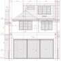 PRIVATE RESIDENCE - EAST LONDON | Rear elevation drawing of extension | Interior Designers